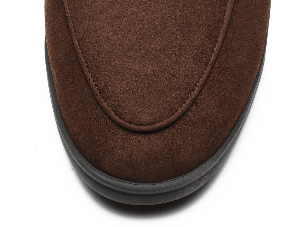 Stride Loafers in Ebony Brown Shield Nubuck
