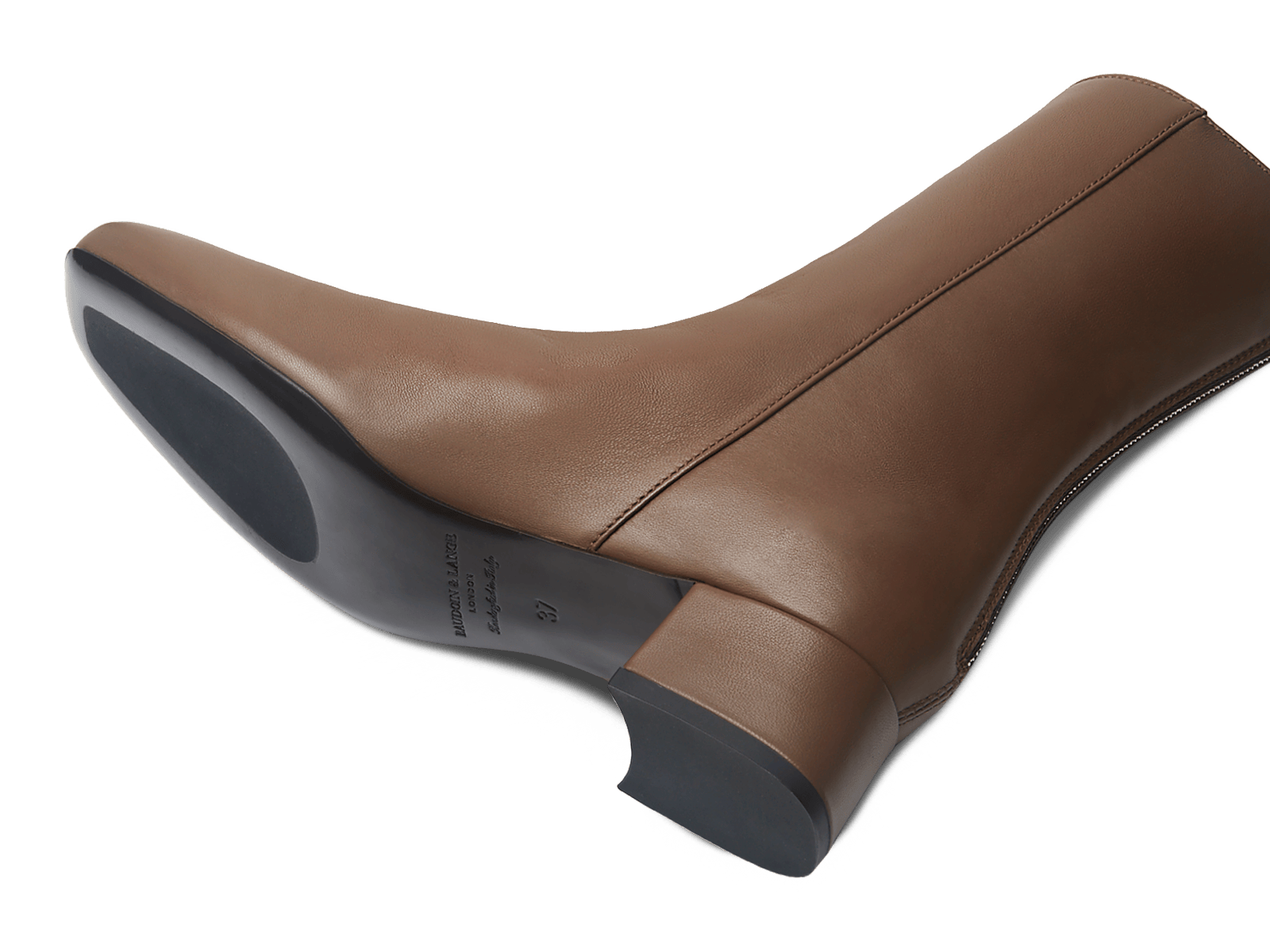 Debbie Boots in Brown Nappa