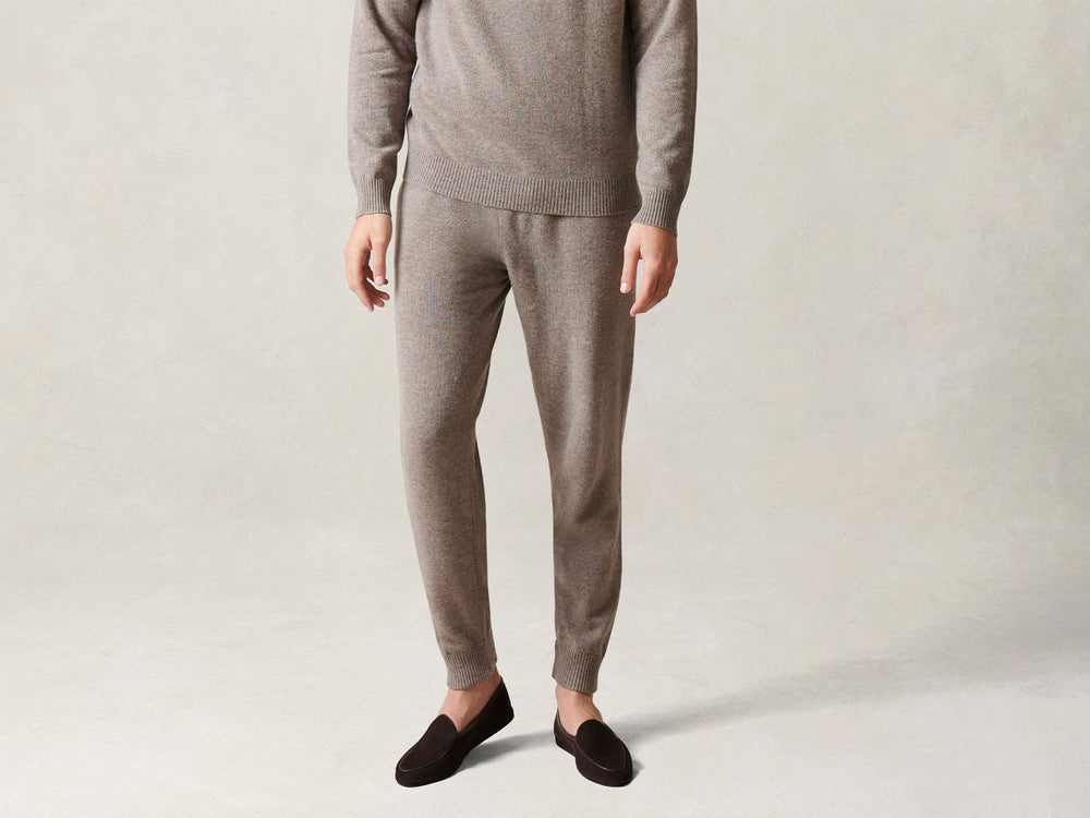 リュクス・スエードのスリッパ(ダークブラウン