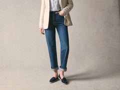 Calvi Espadrilles in Marina Navy Luxe Suede and Gros Grain