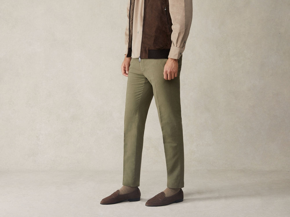 Sagan Rubber Ginkgo Loafers in Deep Taupe Asteria Suede