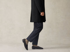 Sagan Rubber Loafers in Lusitanias Dark Brown Asteria Suede