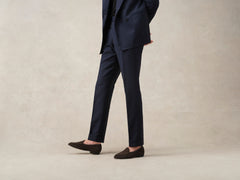 Sagan Classic Loafers in Lusitanias Dark Brown Asteria Suede