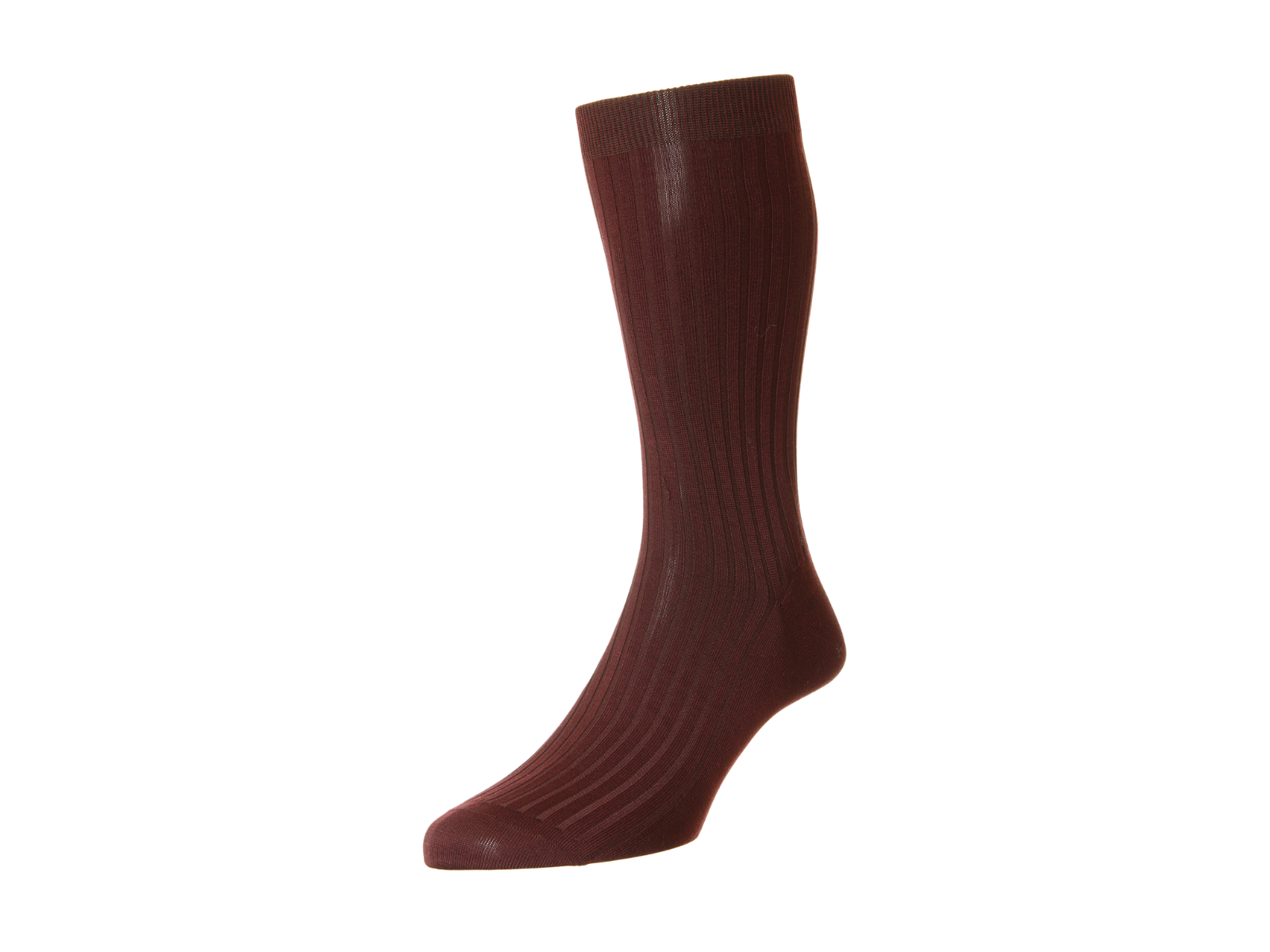Chromo Socks in Burgundy Cotton
