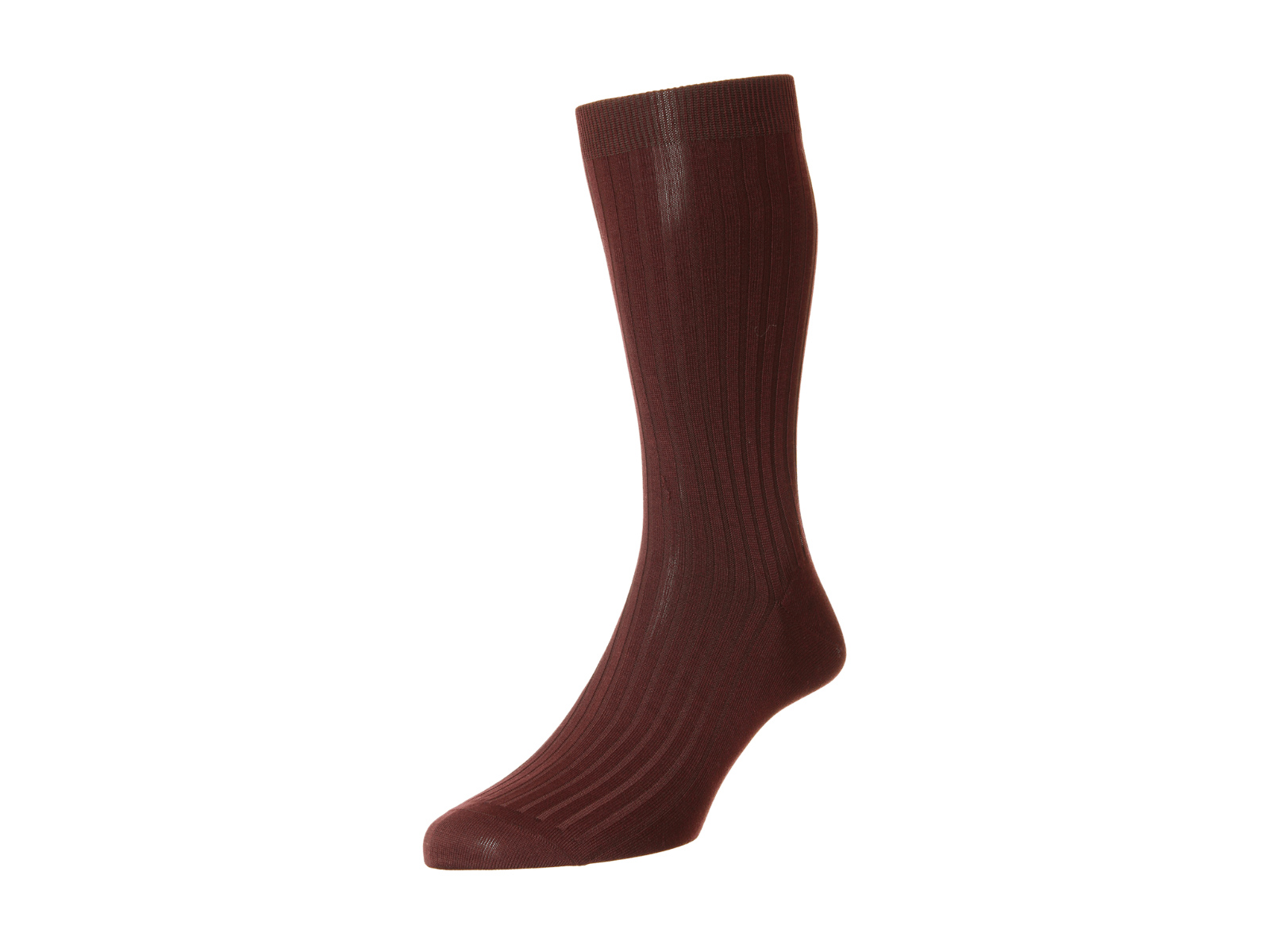 Cotton Socks in Burgundy