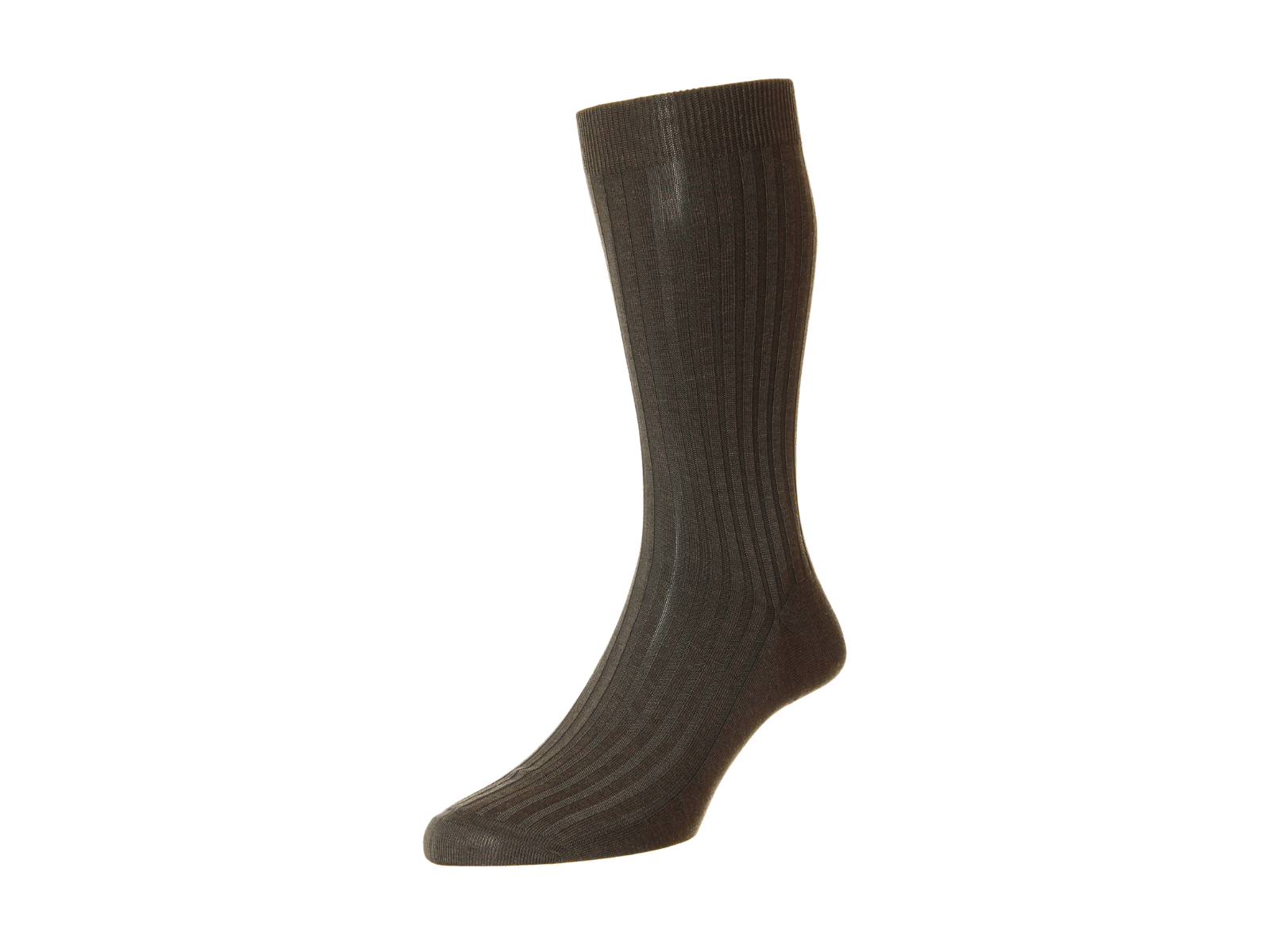 Cotton Socks in Dark Brown Baudoin & Lange Cotton Socks in Dark Brown Baudoin & Lange