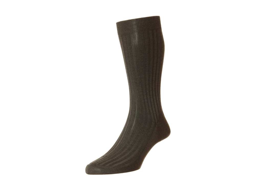 CottonSocks in Dark Brown