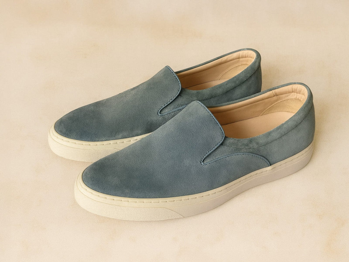Beat Trainer in Thunder Blue Glove Suede