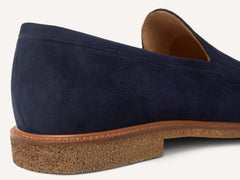 Antibes Loafers in Marina Navy Luxe Suede