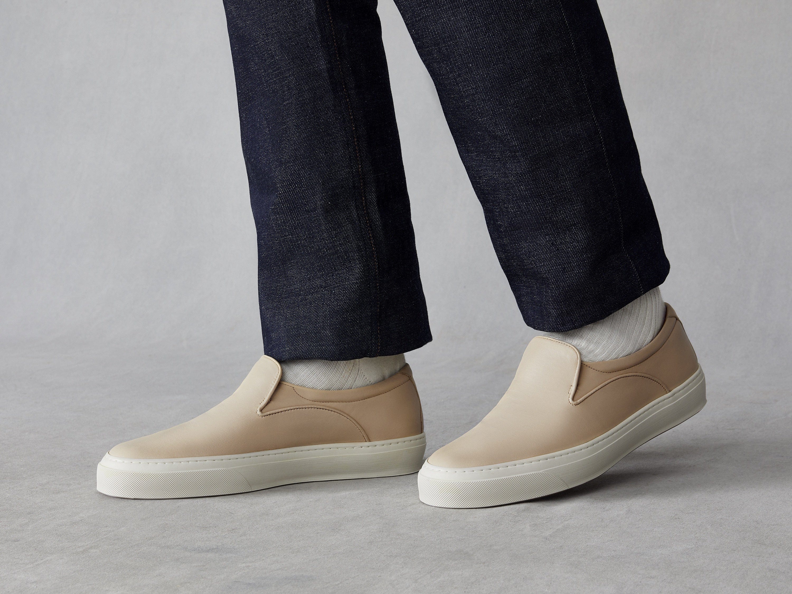 Beat Trainer in Pebble Freedom Calf