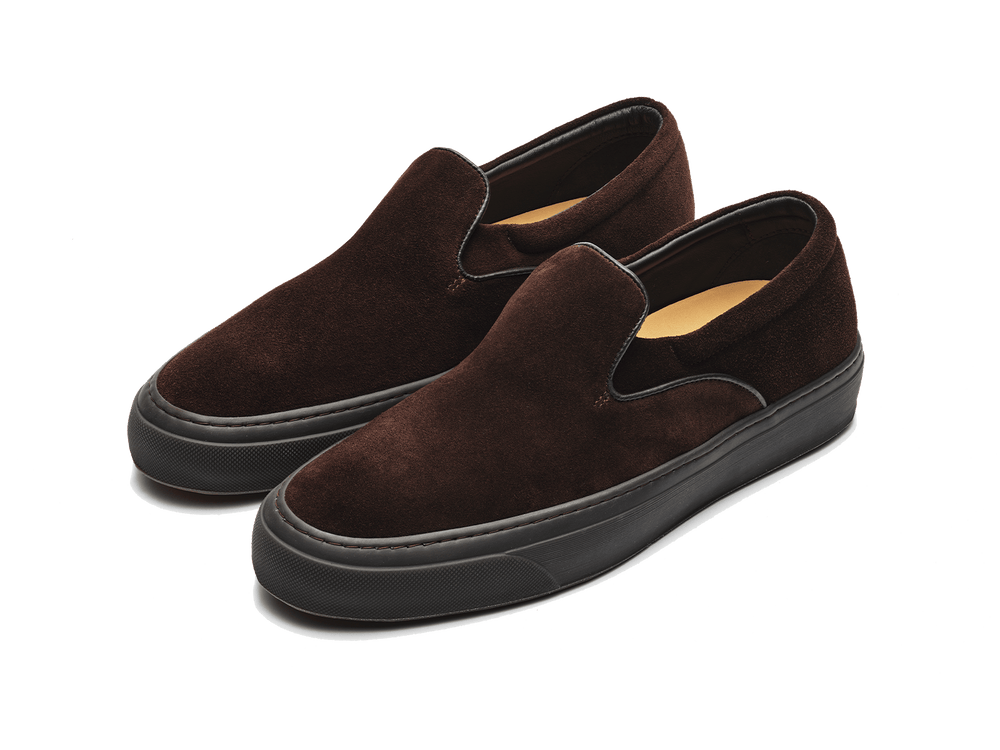 Shadow Limited Edition Beat Trainer in Dark Brown Suede