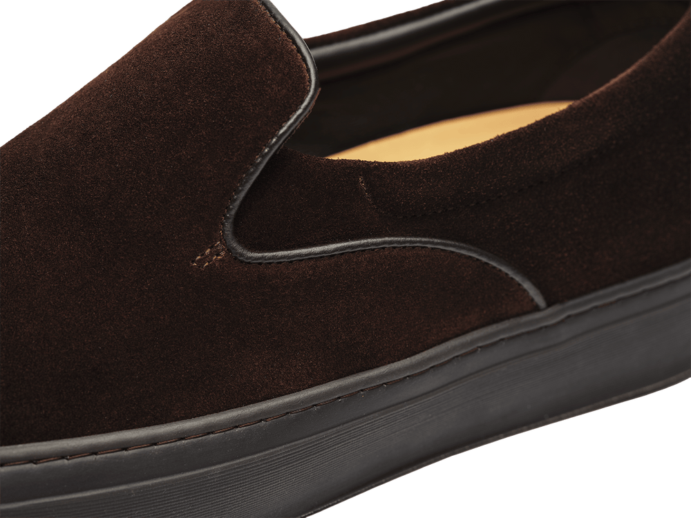 Shadow Limited Edition Beat Trainer in Dark Brown Suede