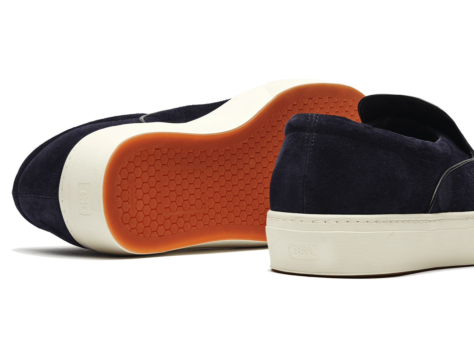 Beat Trainer in Midnight Navy Suede Natural Sole