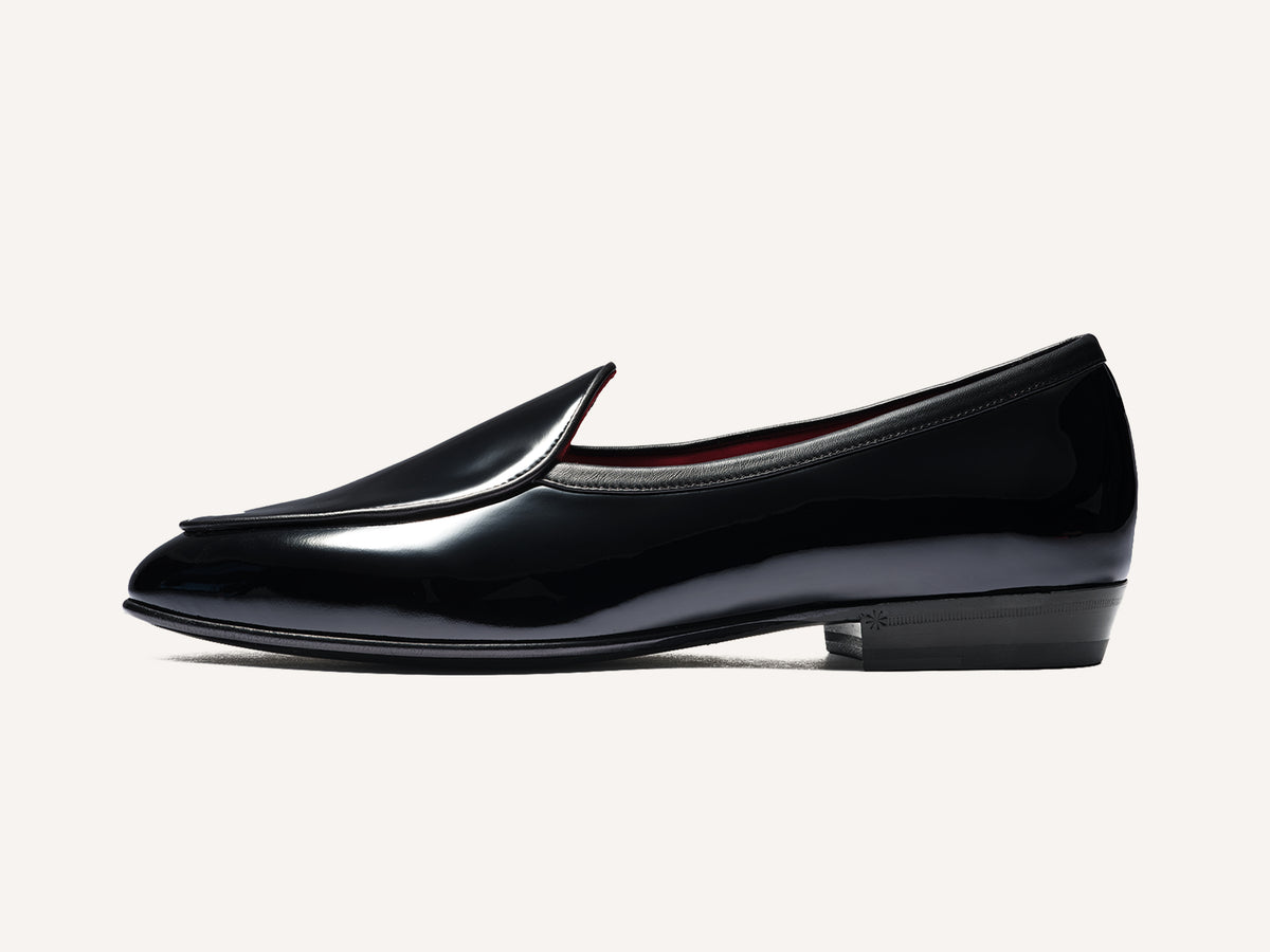 Sagan Red Carpet in Black Soft Patent