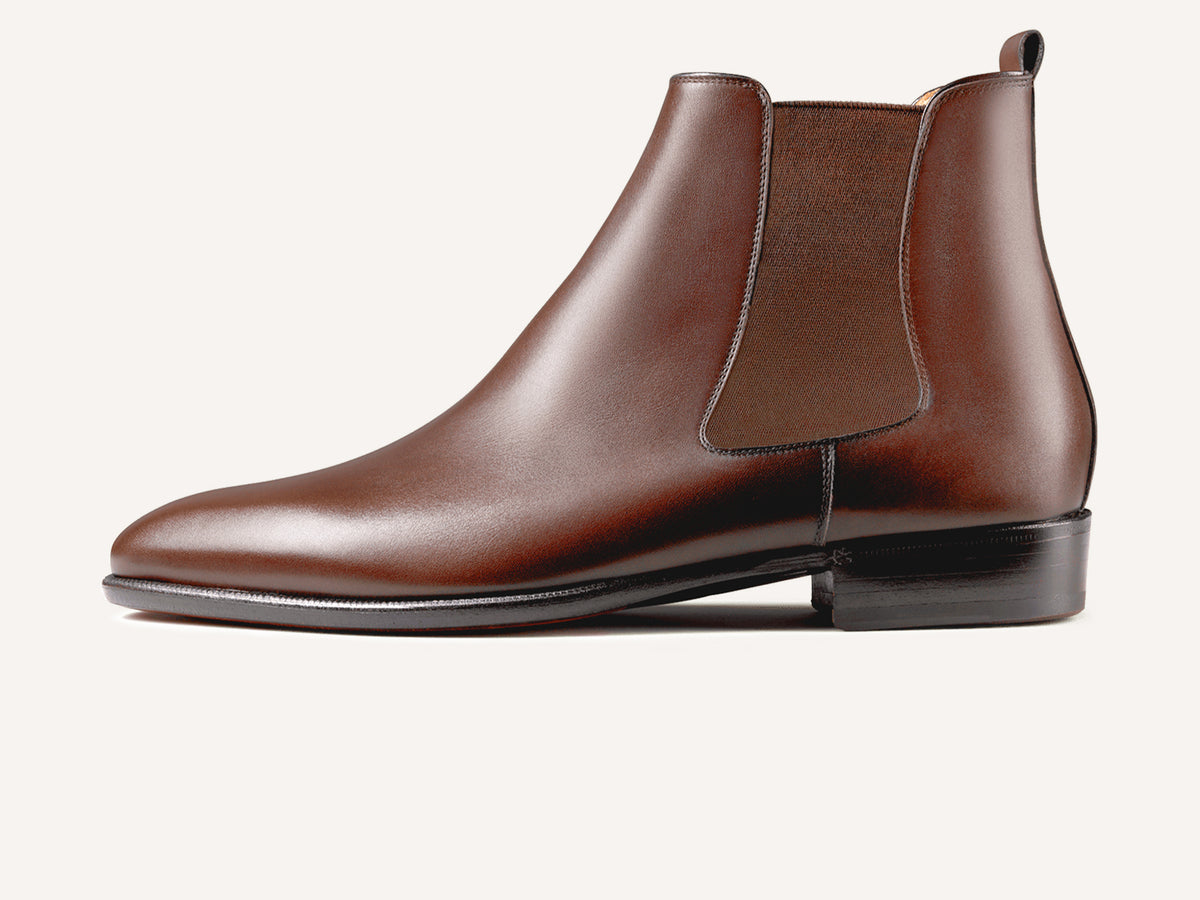 Hicks Chelsea Boots in Tawny Noble Calf