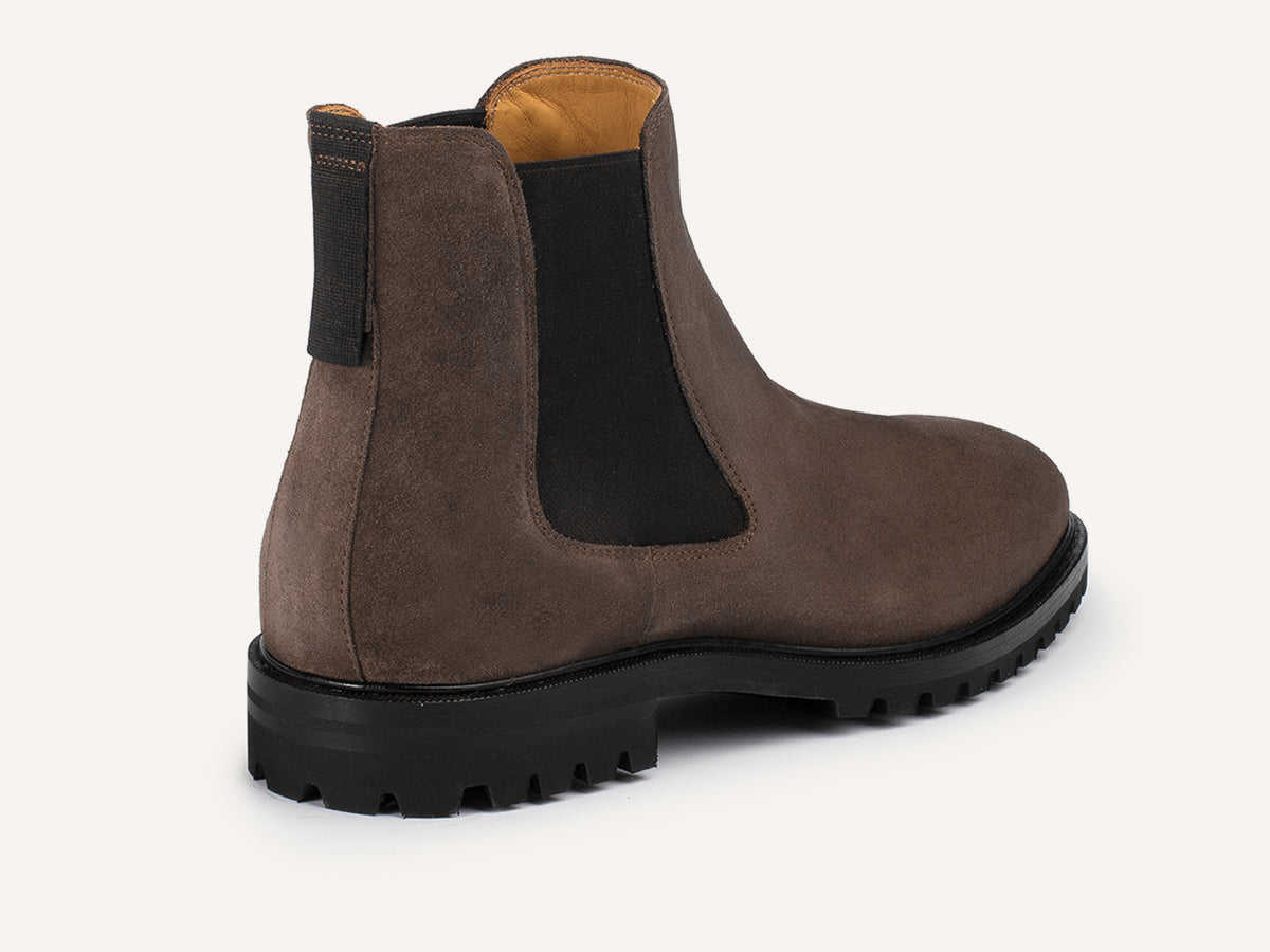 Ribot Boots in Deep Taupe Shield Suede