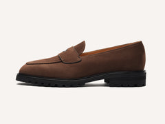 Pall Mall Loafers in Ebony Brown Nubuck