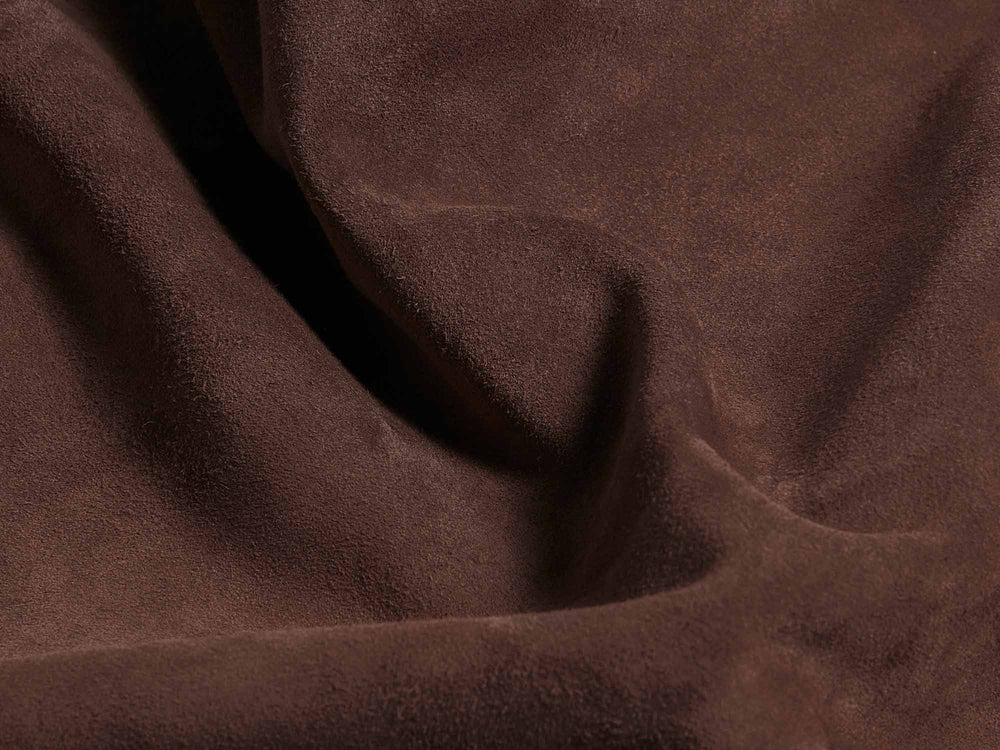 Sagan Rubber Tassel Loafers in Deep Taupe Asteria Suede