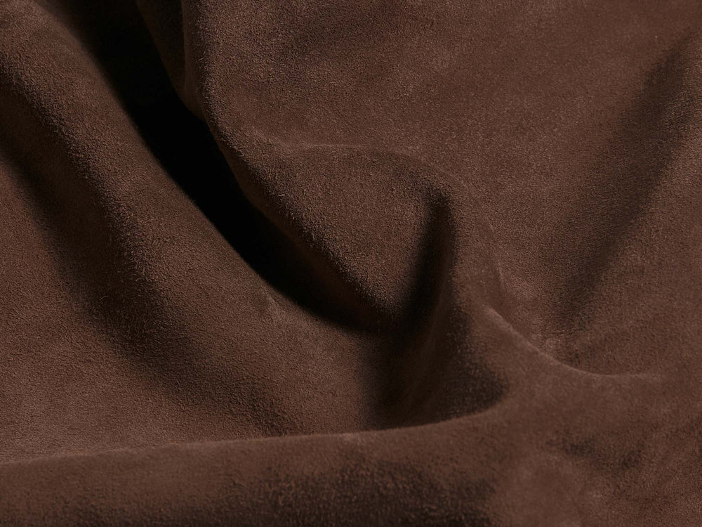 Stride Loafers in Deep Taupe Glove Suede Natural Sole