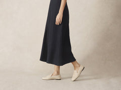 Fenice Loafers in Natural Silk and Gros Grain