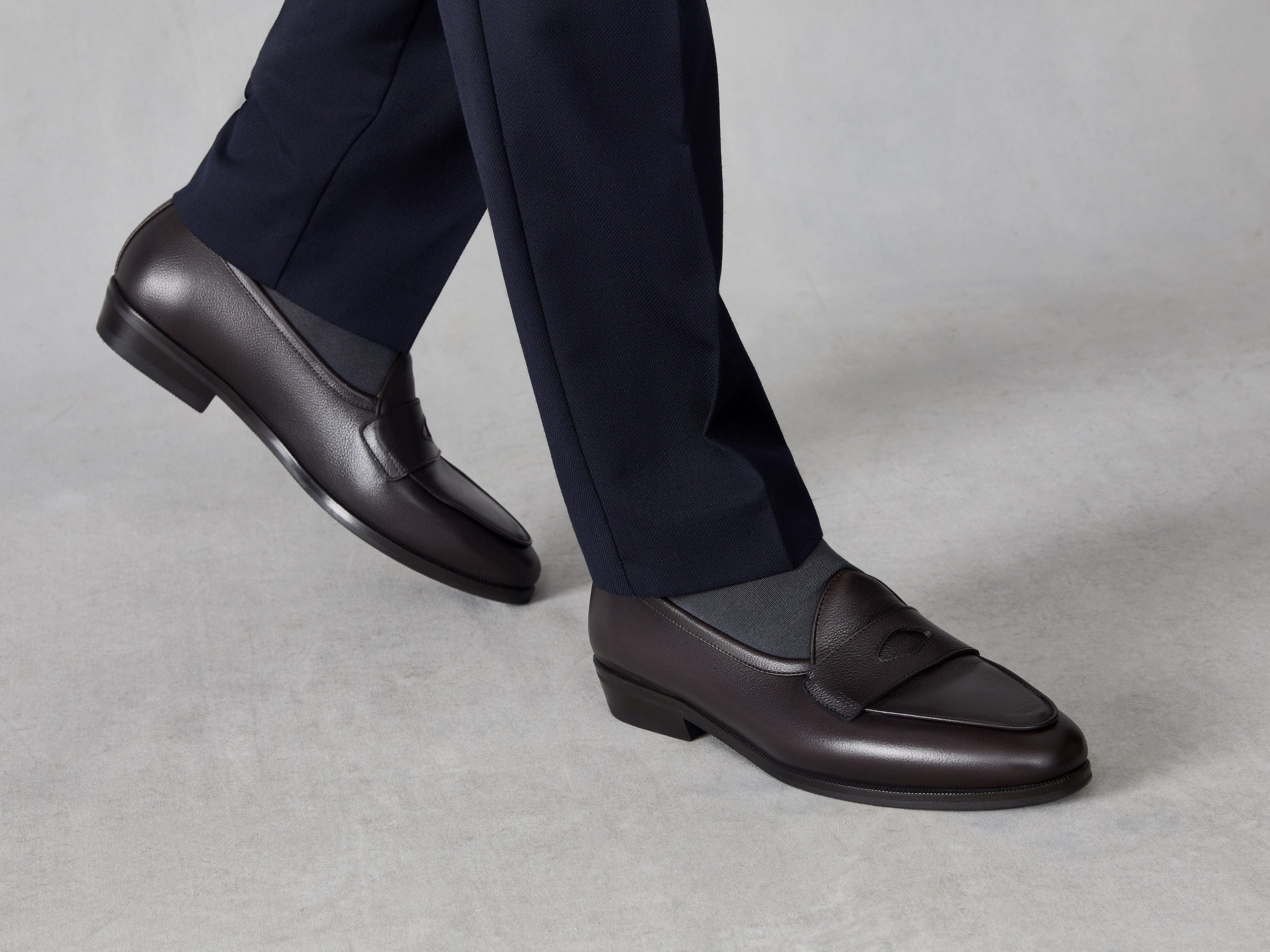 Sagan Ivy in Dark Brown Grain Calf