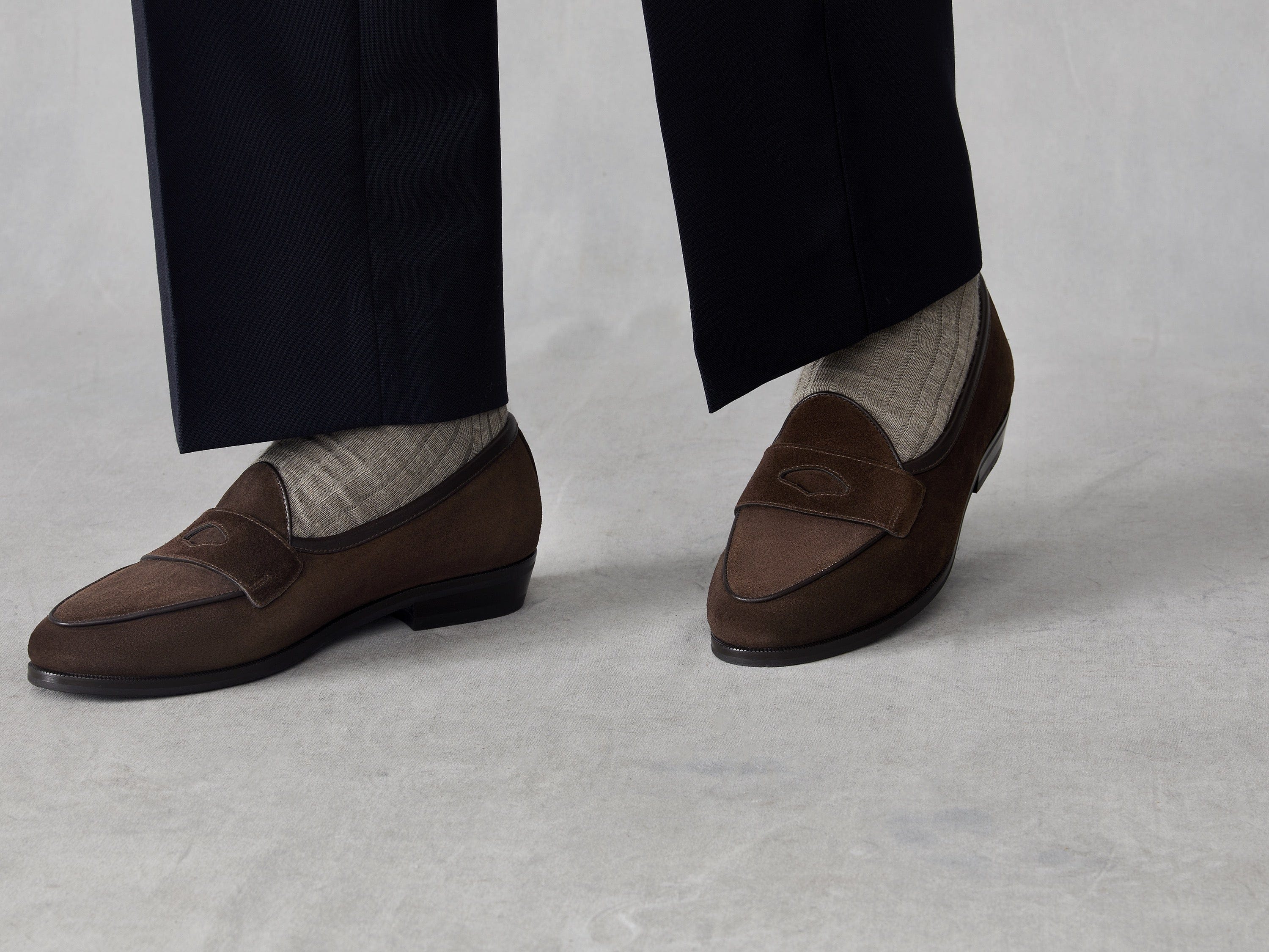 Sagan Ivy in Dark Brown Glove Suede