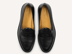 Grand Varenne Loafers in Black Shield Calf