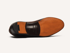 Grand Fleurus Penny Loafers in Dark Brown Shield Suede