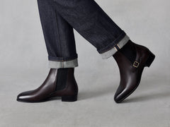Hopper Boots in Burgundy Dream Calf