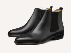 Hicks Chelsea Boots in Black Calf