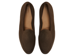 Sagan Classic Loafers in Olivine Green Asteria Suede