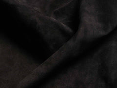 Sagan Rubber Loafers in Obsidian Black Asteria Suede