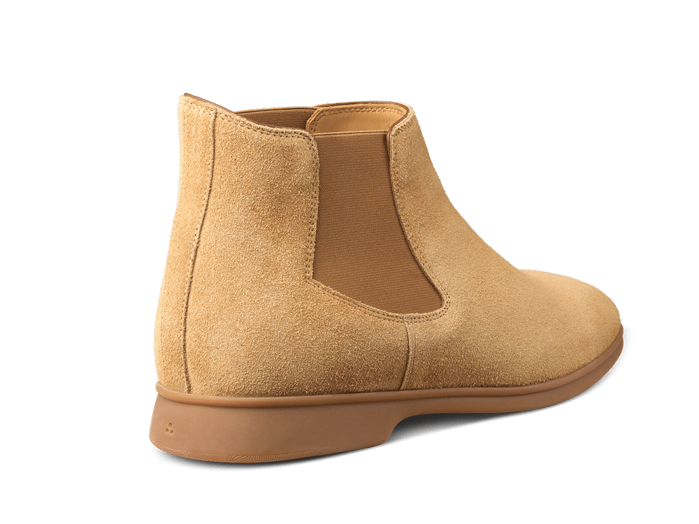 Rover Boots in Clay Glove Suede Caramel Sole