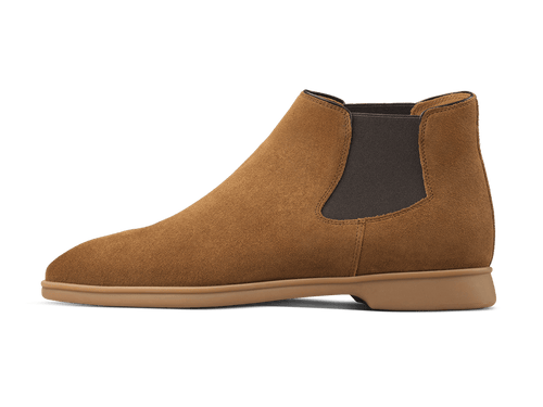 Rover Boots in Earth Suede Caramel Sole