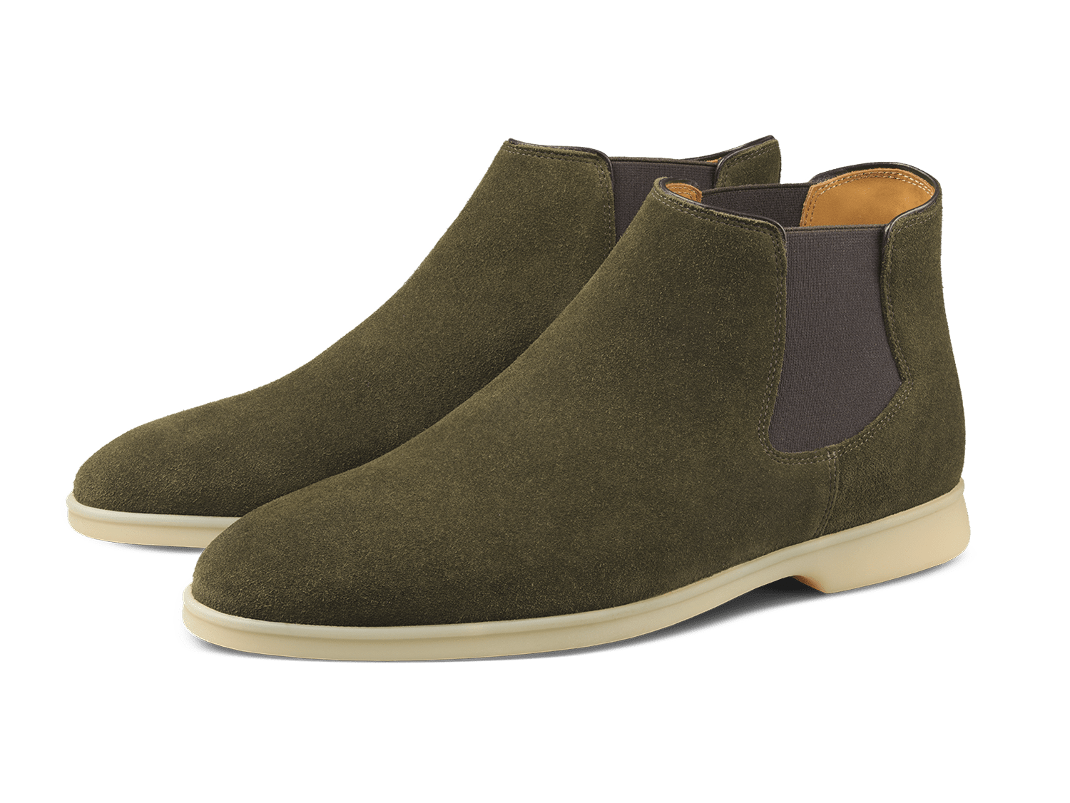 Khaki green boots sales
