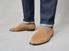 Sagan Classic Loafers in Sahara Asteria Suede