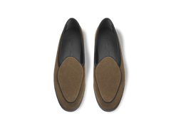 Stride Loafers in Northern Green Glove Suede Dark Sole