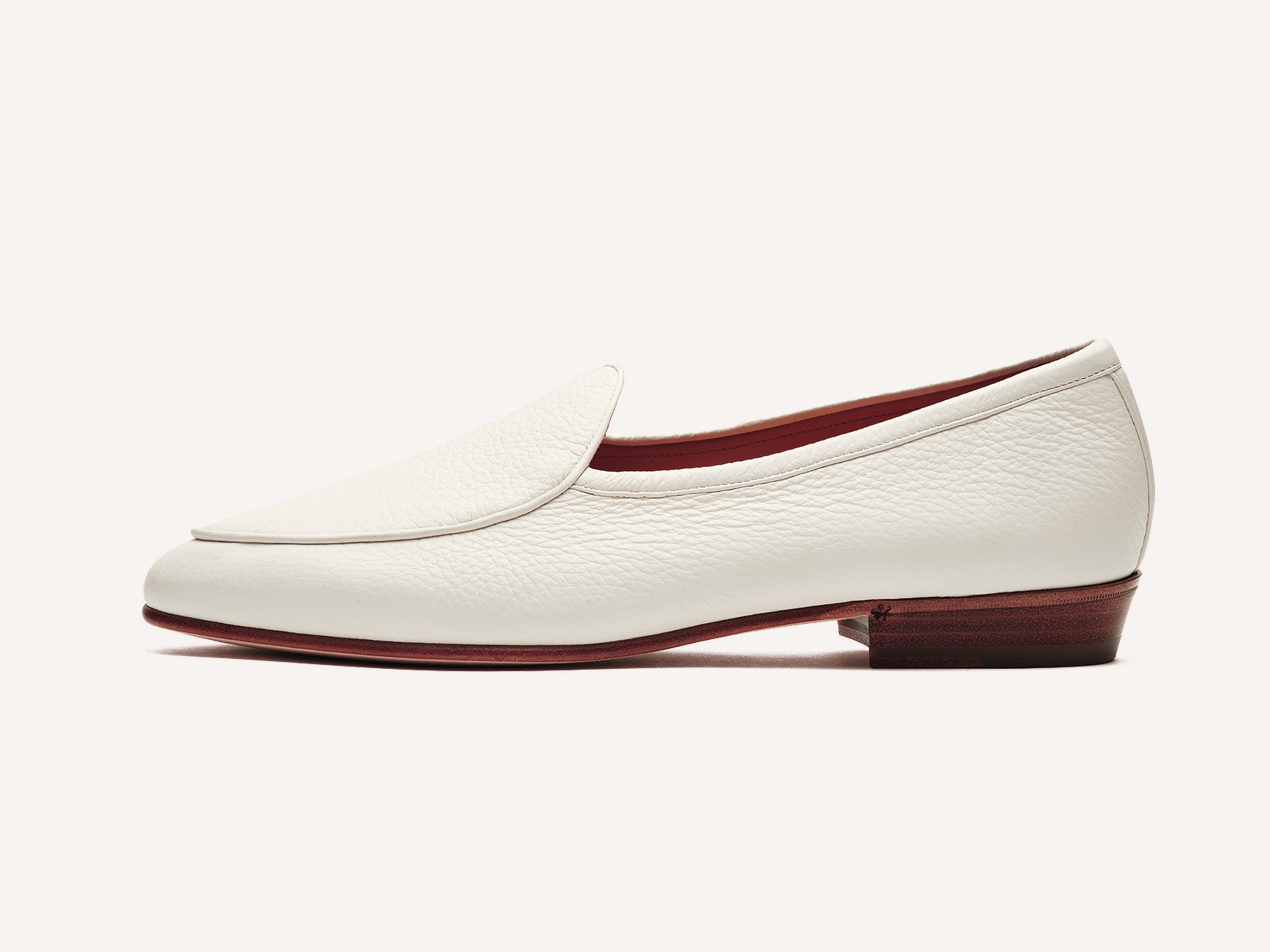 Sagan Classic in Blanc Casse Deerskin - Riviera Edition