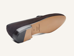 Sagan Classic Loafers in Lusitanias Dark Brown Asteria Suede