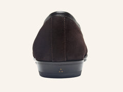 Sagan Classic Loafers in Lusitanias Dark Brown Asteria Suede