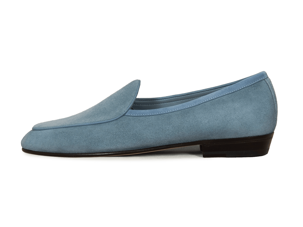 Sagan Classic Loafers in Thunder Blue Suede