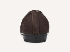 Sagan Rubber Loafers in Lusitanias Dark Brown Asteria Suede