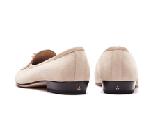 Sagan Bow in Albâtre Asteria Suede