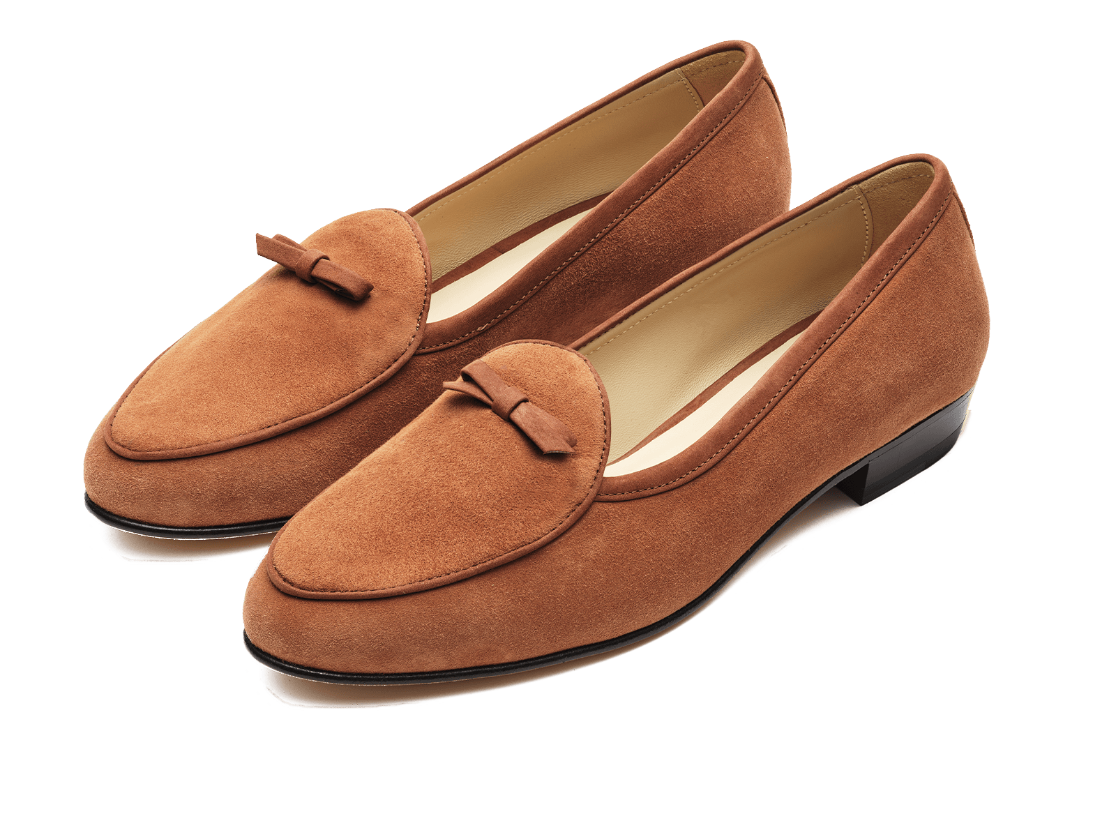 Sagan Bow in Moyen Brown Asteria Suede