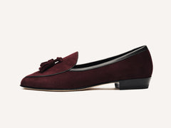Sagan Tassel Loafers in Sultan Suede