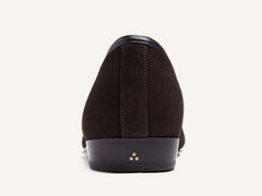 Sagan Classic Loafers in Lusitanias Dark Brown Asteria Suede