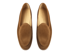 Stride Loafers in Earth Glove Suede Caramel Sole