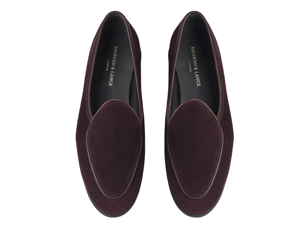 Stride Loafers in Sultan Suede Dark Sole