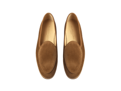 Stride Loafers in Earth Glove Suede Caramel Sole
