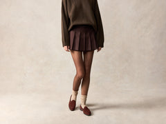 Stride Loafers in Macassar Brown Glove Suede with Dark Sole